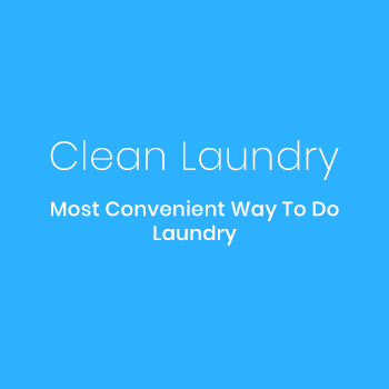 Clean laundry app