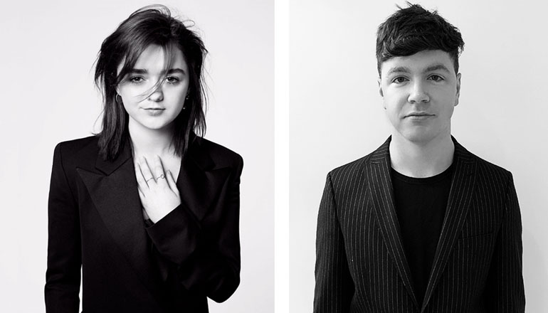 Maisie Williams and Dom Santry