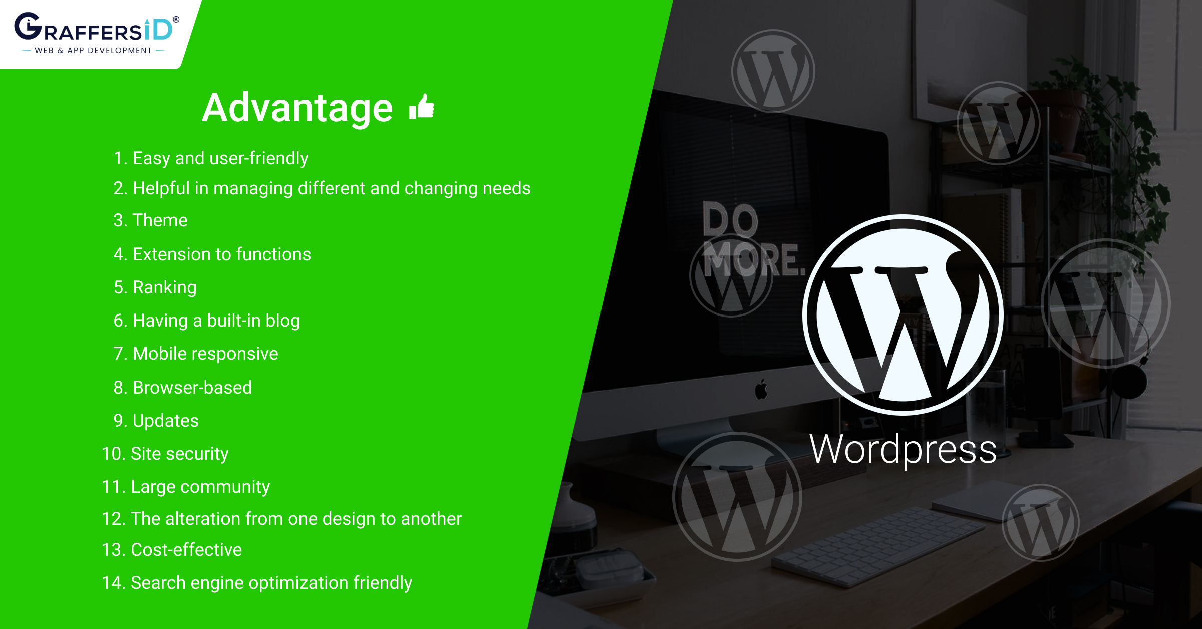 Advantages of WordPress website
