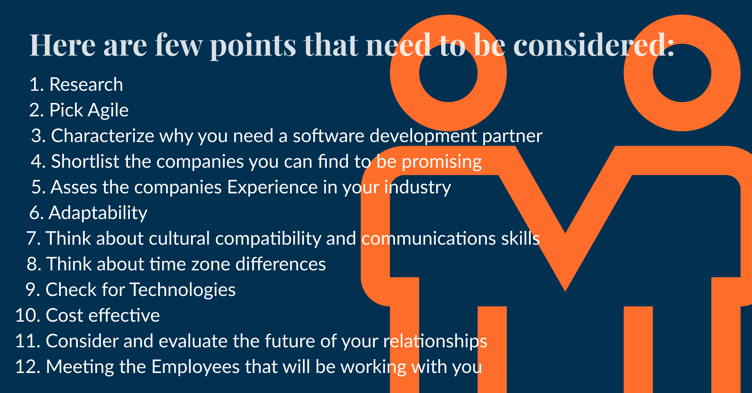 Points To Consider While Choosing Software Development Partner