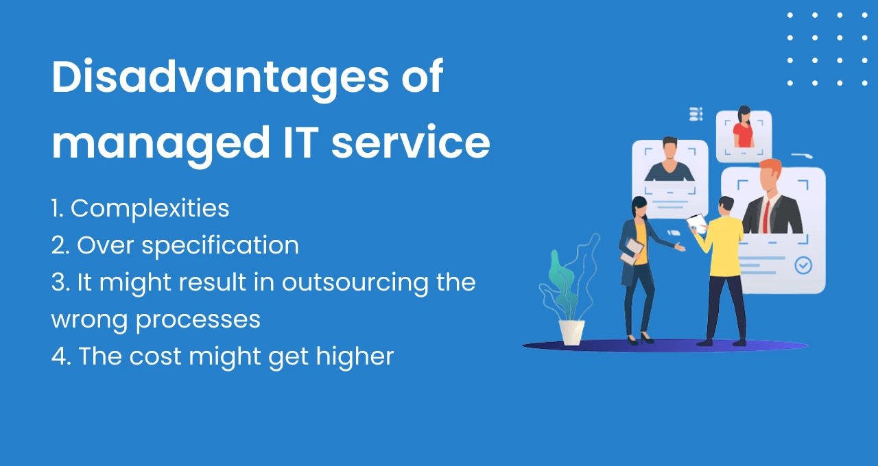 disadvanatges of managed IT services