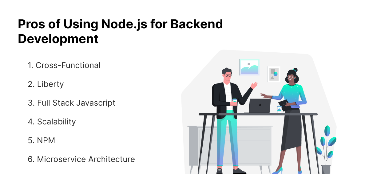 Pros of Using Node.js for Backend Development