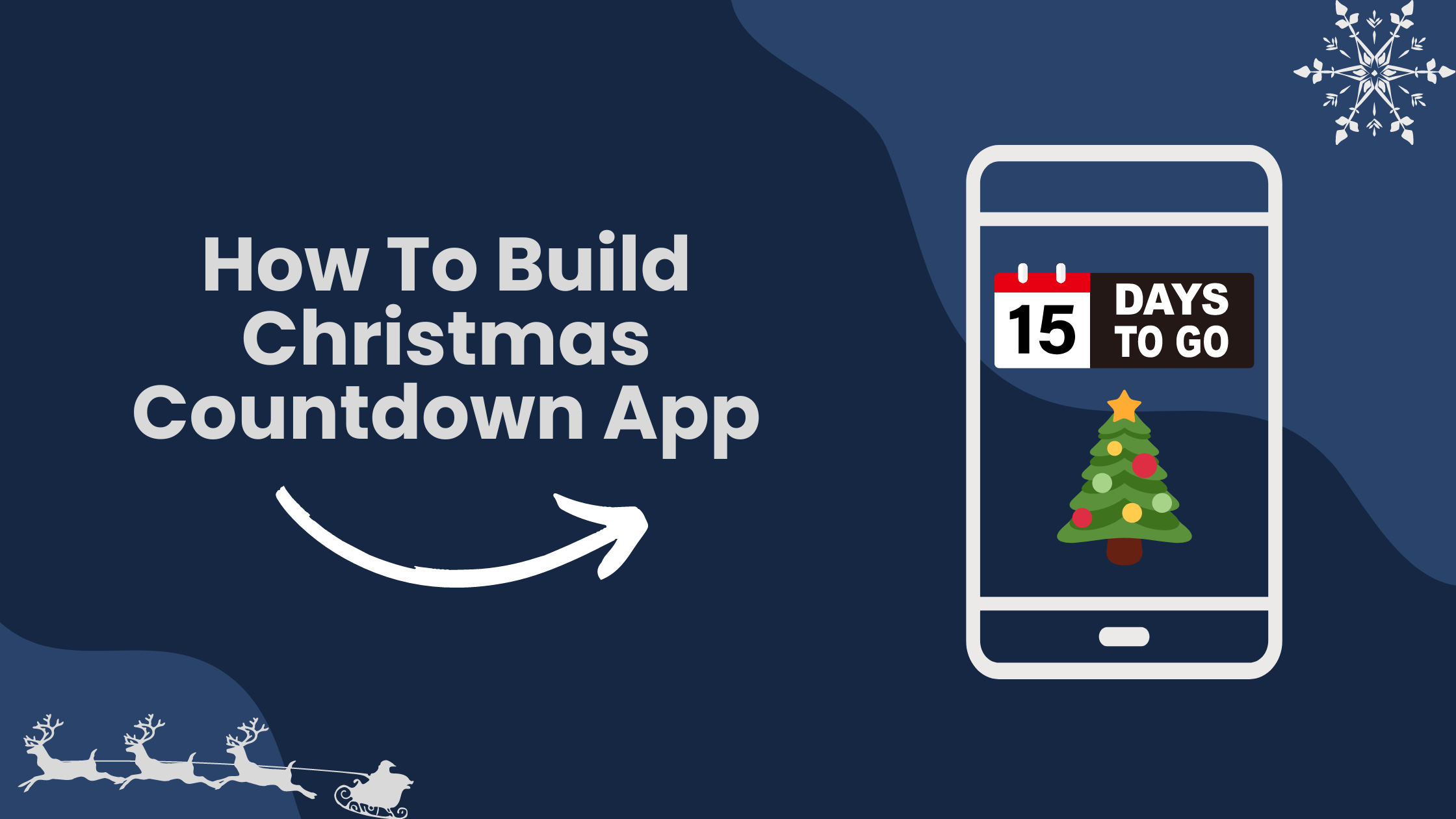 how to build Christmas countdown app