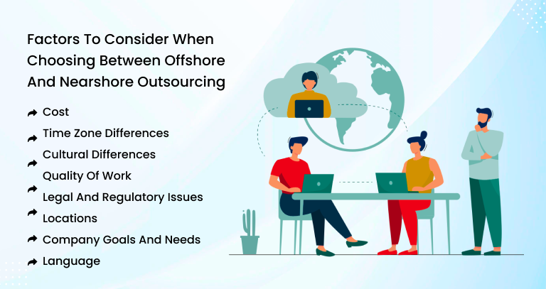 Things to know before choose Offshore Vs Nearshore Outsourcing