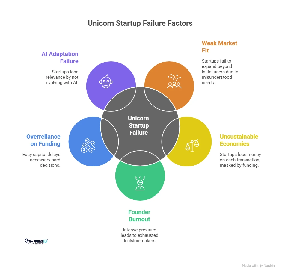 Why Unicorn Startups Fail Even After Raising Funding?