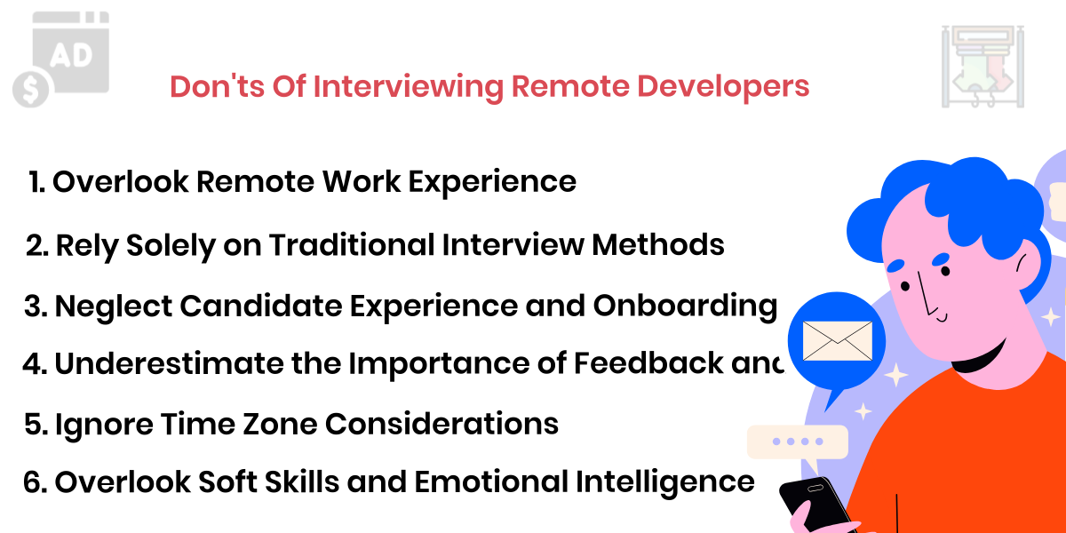 Don'ts Of Interviewing Remote Developers