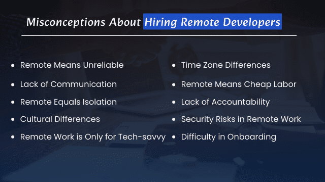 Misconceptions of Hiring Remote Developers
