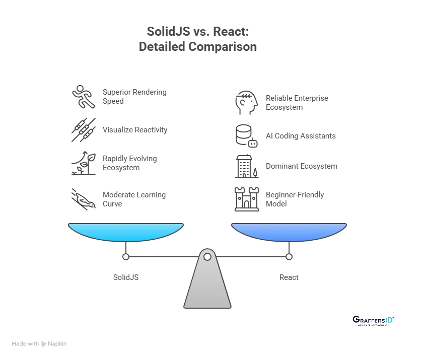 SolidJS vs. React: Detailed Comparison