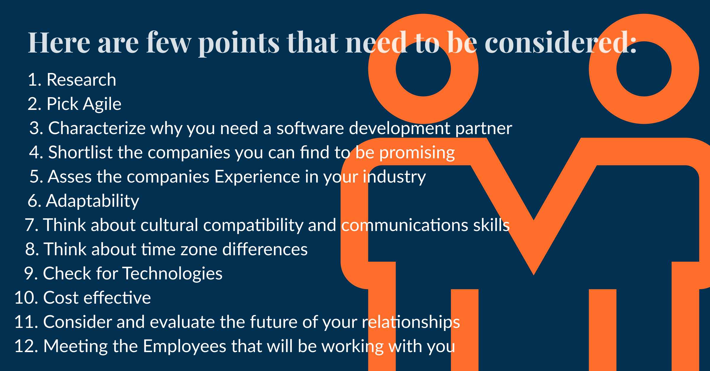 Points To Consider While Choosing Software Development Partner
