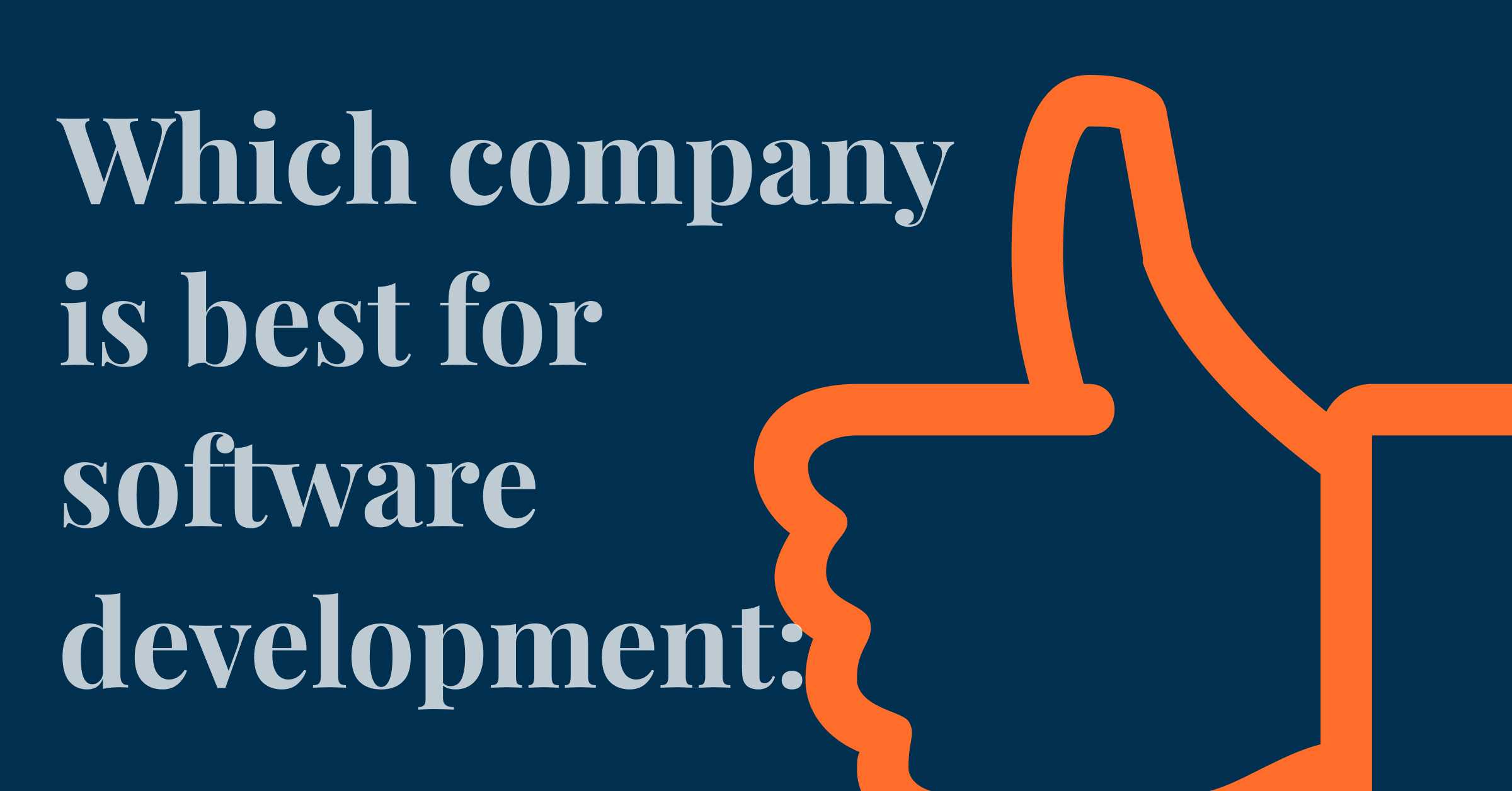 Which company is best for software development