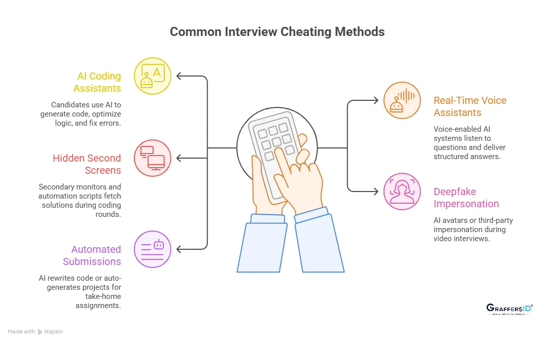Common Ways Candidates Use AI to Cheat in Technical Interviews