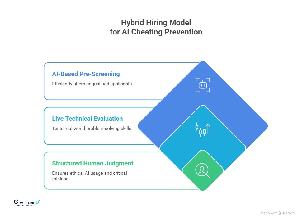 How to Prevent AI Cheating in Technical Interviews? (Hybrid Hiring Model for Secure Tech Recruitment)