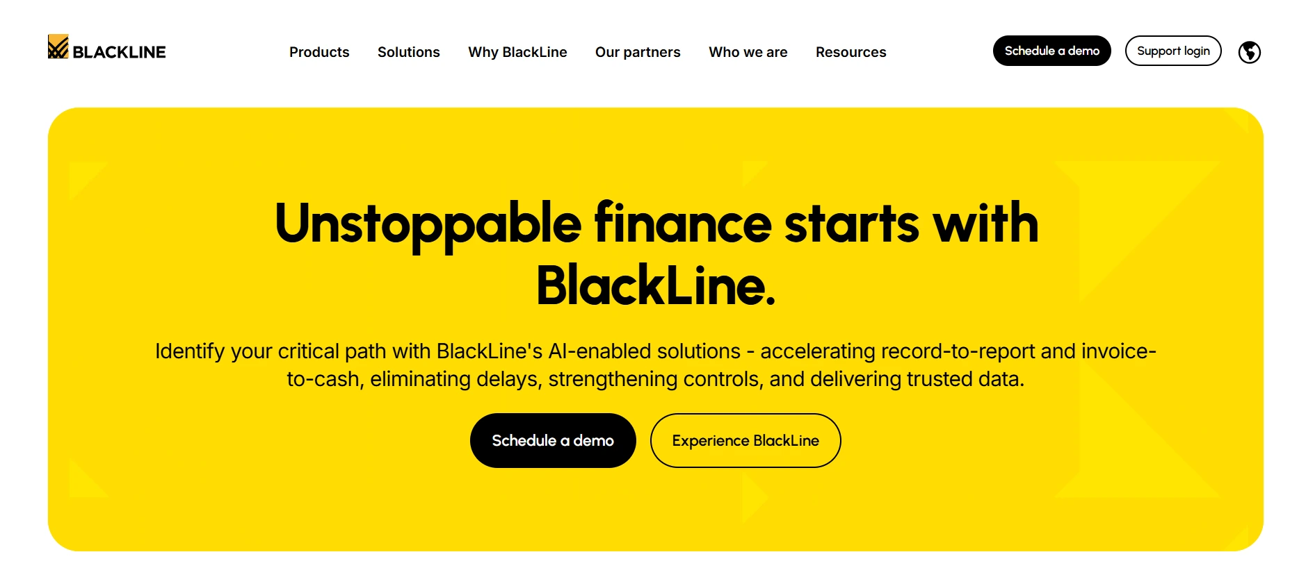 BlackLine Dashboard