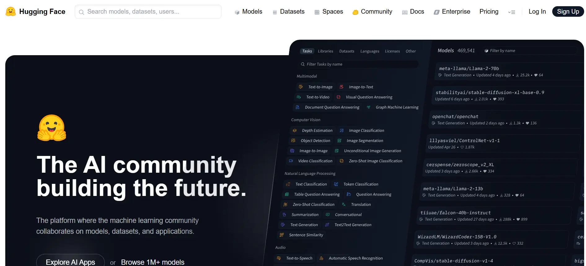 Hugging Face Dashboard