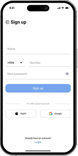 Ticket booking mobile app dashboard