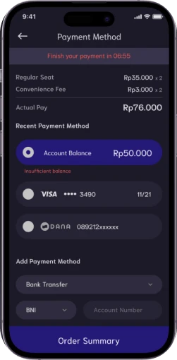 Online booking system