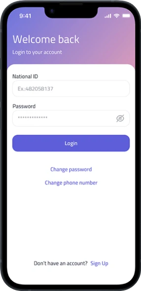 Neobank mobile app and web interface