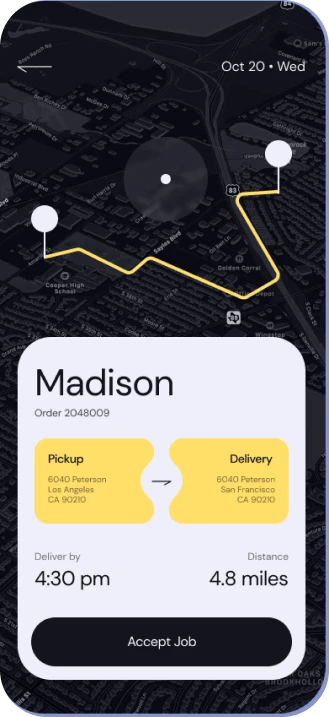 Logistics Management Customer Portal