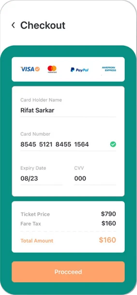 Efficient Ticket Booking Checkout Process