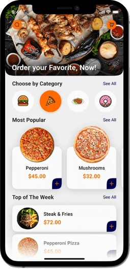 Order your favorite food through apps