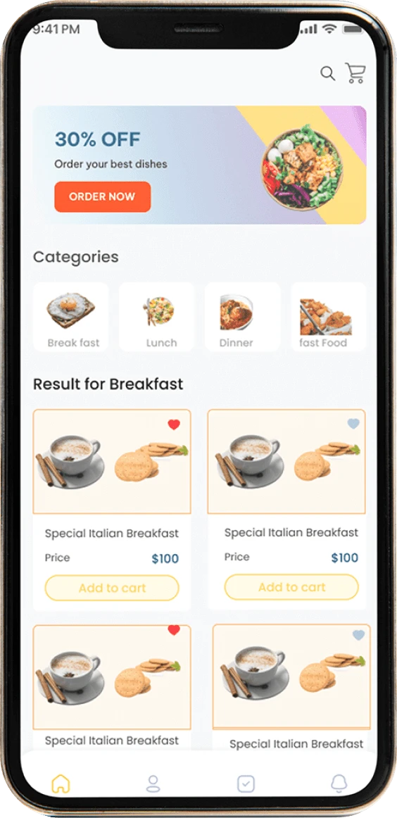 Food Delivery App Dashboard