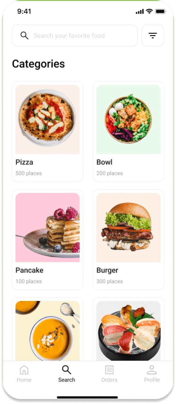 Food categories
