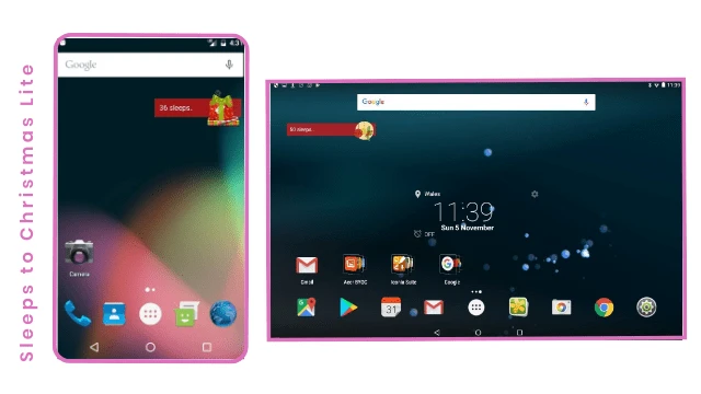 Sleeps to Christmas Lite