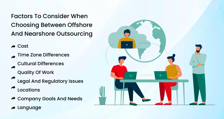 Things to know before choose Offshore Vs Nearshore Outsourcing