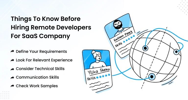 hiring remote developers for SaaS company